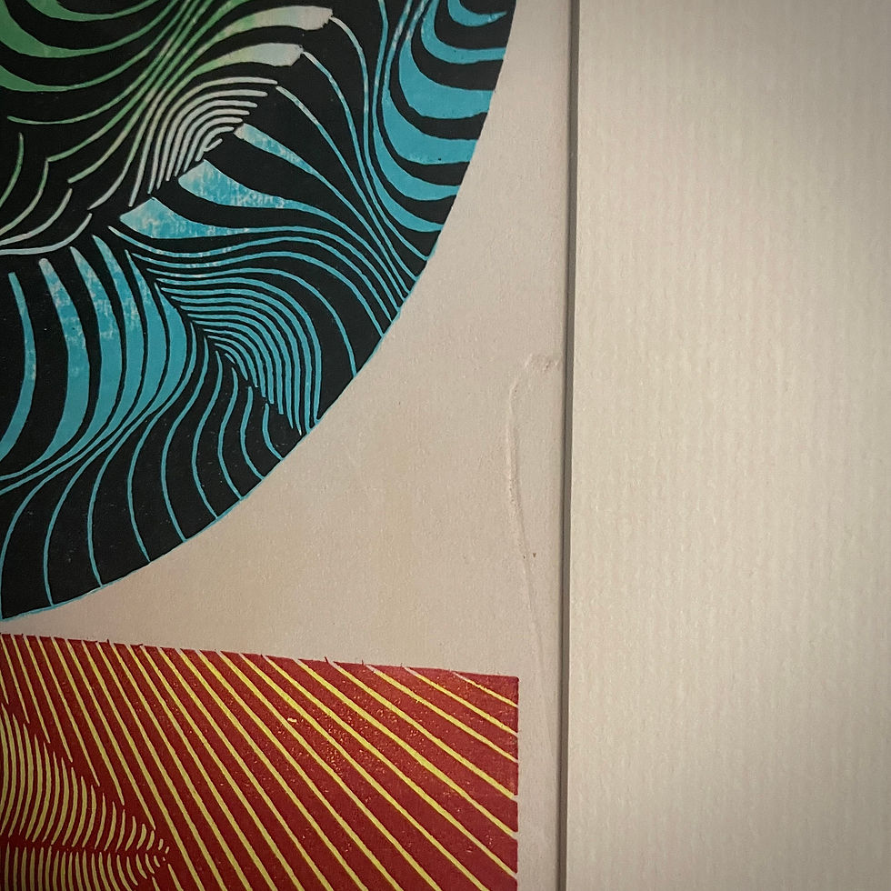 Thumbnail: Hiroshi Tomihari. Original Japanese woodblock print. 1973.SOLD