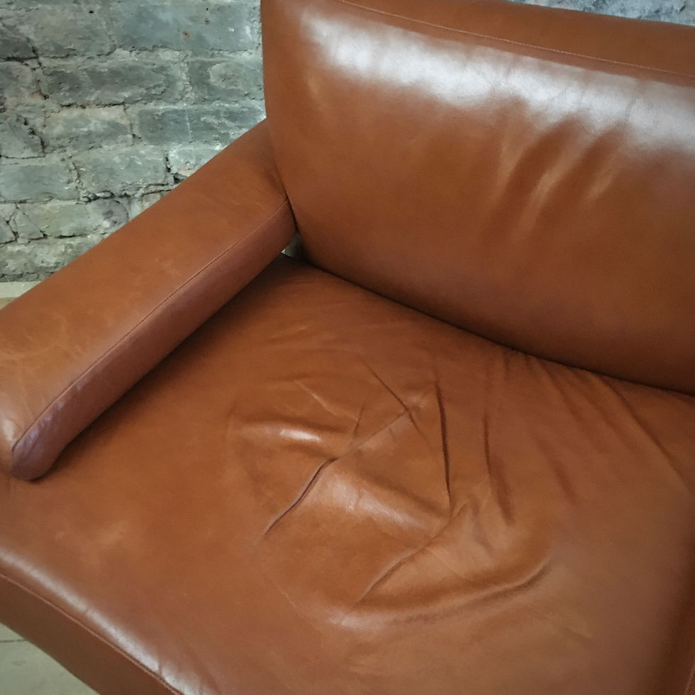 Thumbnail: Pieff 'Valentino' Leather armchair. SOLD