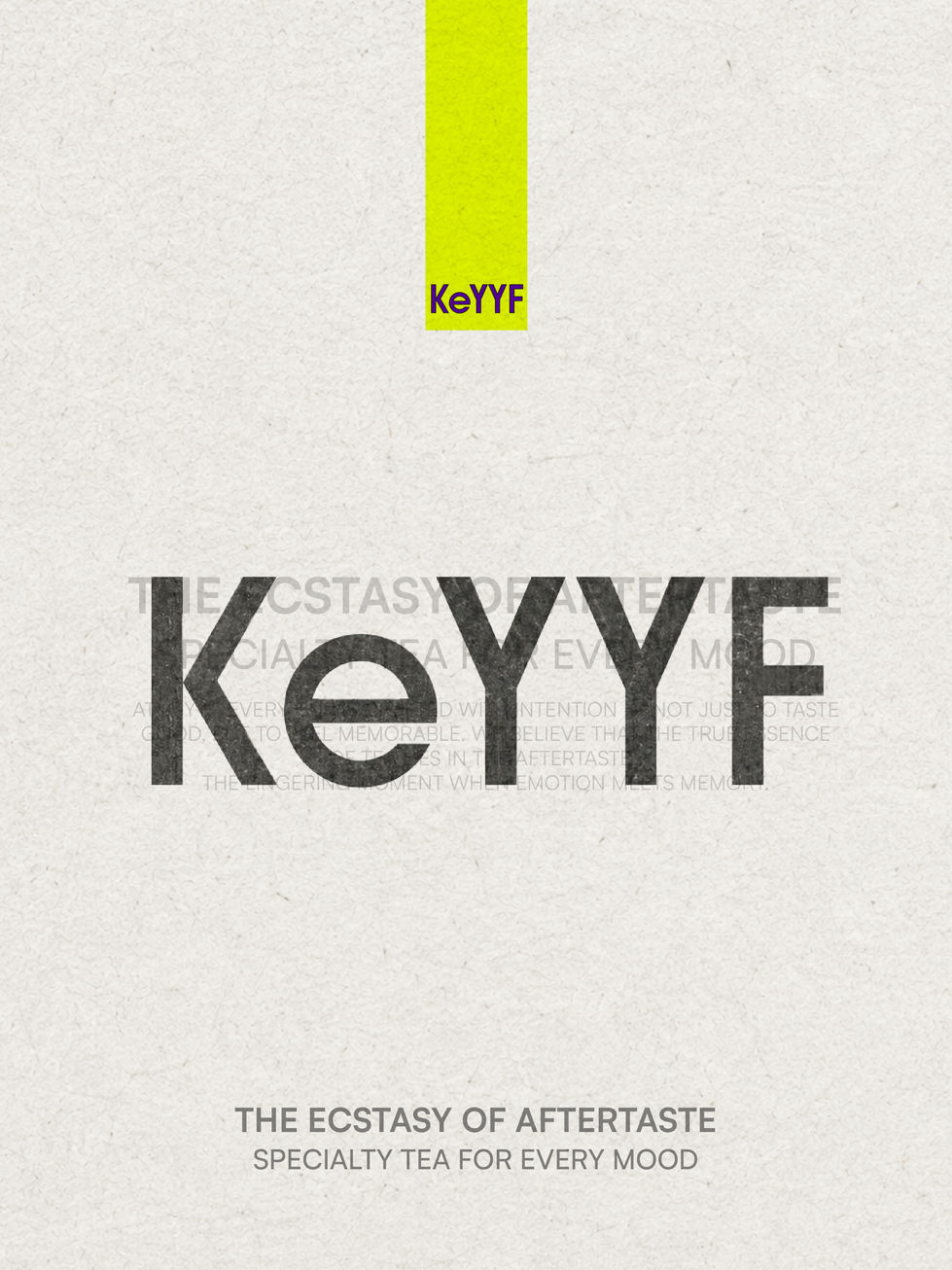 KeYYF Specialty Tea Brand Identity