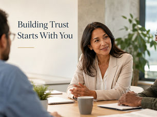 Building Trust Starts With You
