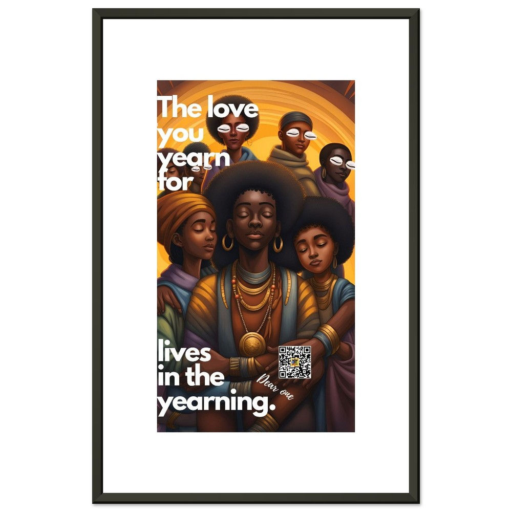 The Love We Yearn 4 - Classic Semi-Glossy Paper Metal Framed Poster