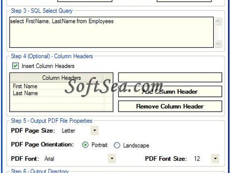 Advanced SQL To PDF Table Converter Crack 