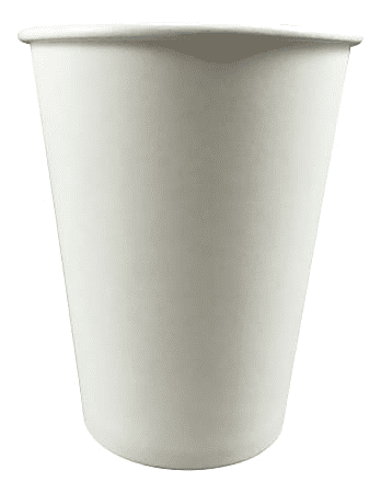 Hotel Emporium Hot/Cold Paper Cups 12 Oz White Pack of 50