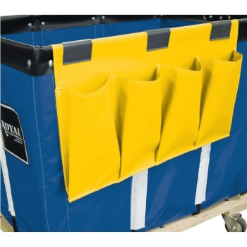 Royal Basket Trucks H00-YYX-JSN Janitorial Organizer Yellow Vinyl