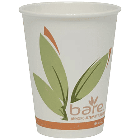 Solo Cup Bare Hot Cups 12 Oz Pack of 50 Eco-Forward