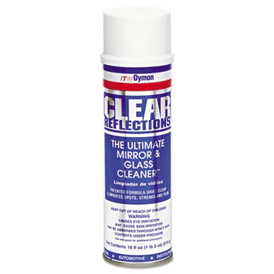 Dymon Clear Reflections Mirror Glass Cleaner 20 oz 12 Pack