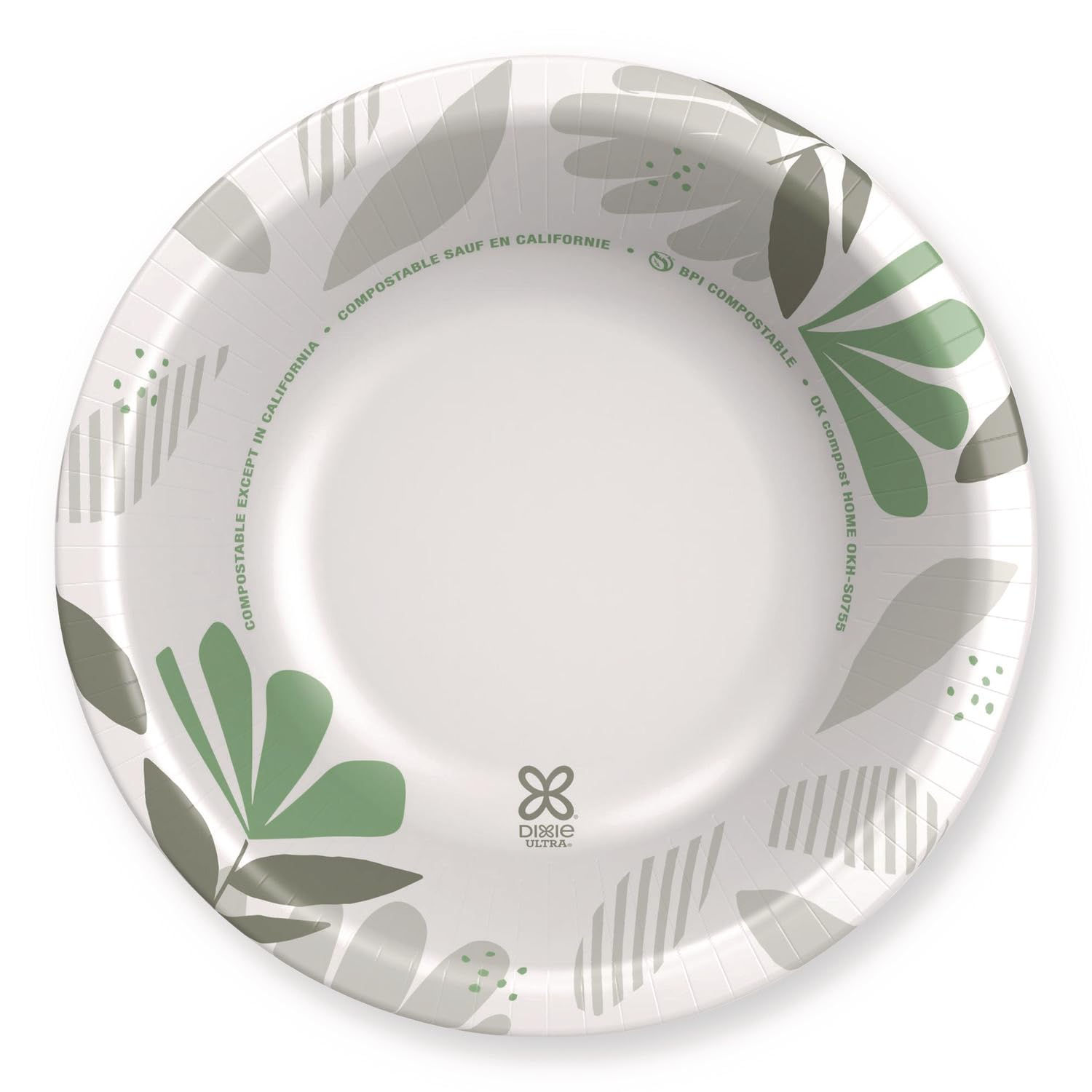 Dixie Ultra Pathways Heavyweight Paper Bowls 20 Oz Burgundy Green