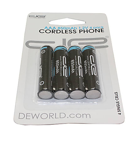 Digital Energy AAA Rechargeable Batteries 4-Pack NiMH 1.2V