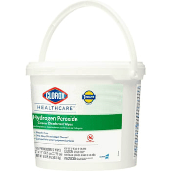 Clorox 4460030826 Hydrogen Peroxide Disinfectant Wipes 2-Pack