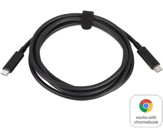 Lenovo USB-C to USB-C Cable 2m - 6.56 ft USB Data Transfer Cable - 4X90Q59480