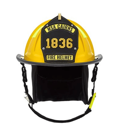 Thumbnail: MSA Cairns 1836 Gloss Traditional Fire Helmet