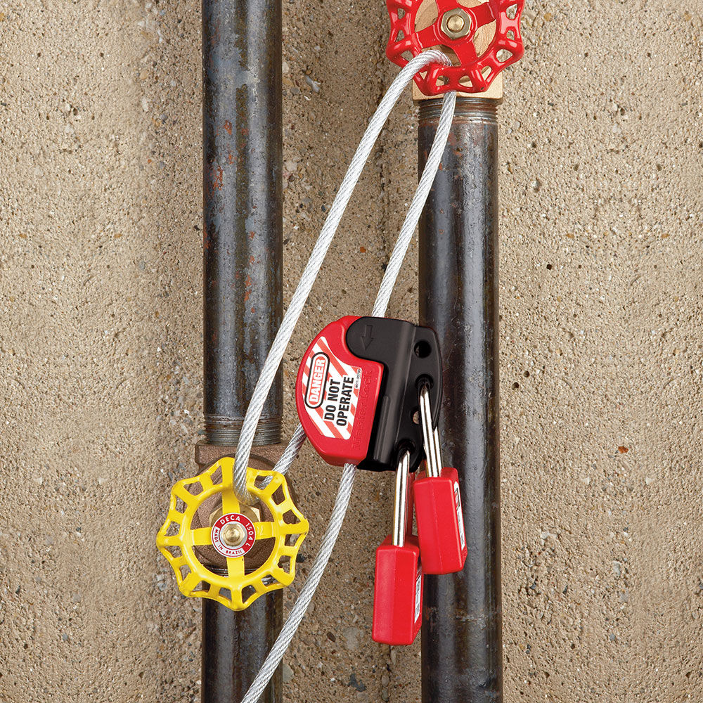 Master Lock Safety Series S806 3' Steel Cable Lockout
