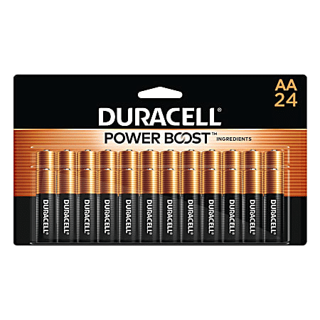 Duracell Coppertop AA Alkaline Batteries Pack of 24