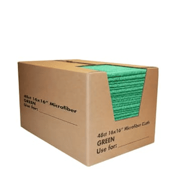 Renown 111837 Microfiber Cleaning Cloth Green