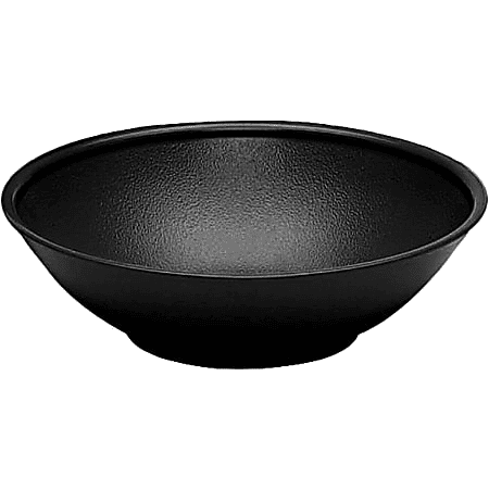 Cambro Round Serving/Salad Bowls 12.6 Oz Polycarbonate Black Pack Of 72