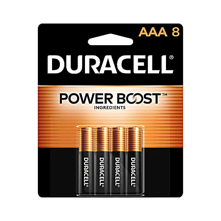 Duracell Coppertop AAA Alkaline Batteries Pack of 8