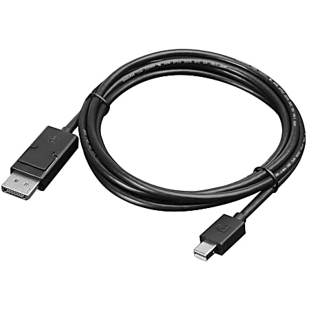 Lenovo Mini DisplayPort to DisplayPort Cable 6.6ft Black 0B47091