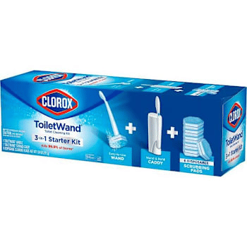 Clorox CLO03191CT ToiletWand Cleaning Kit 6-Pack