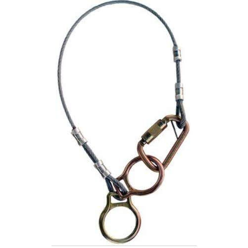 Web Devices VC06677 6 Ft Cheater Cable With Carabiner and D-Rings