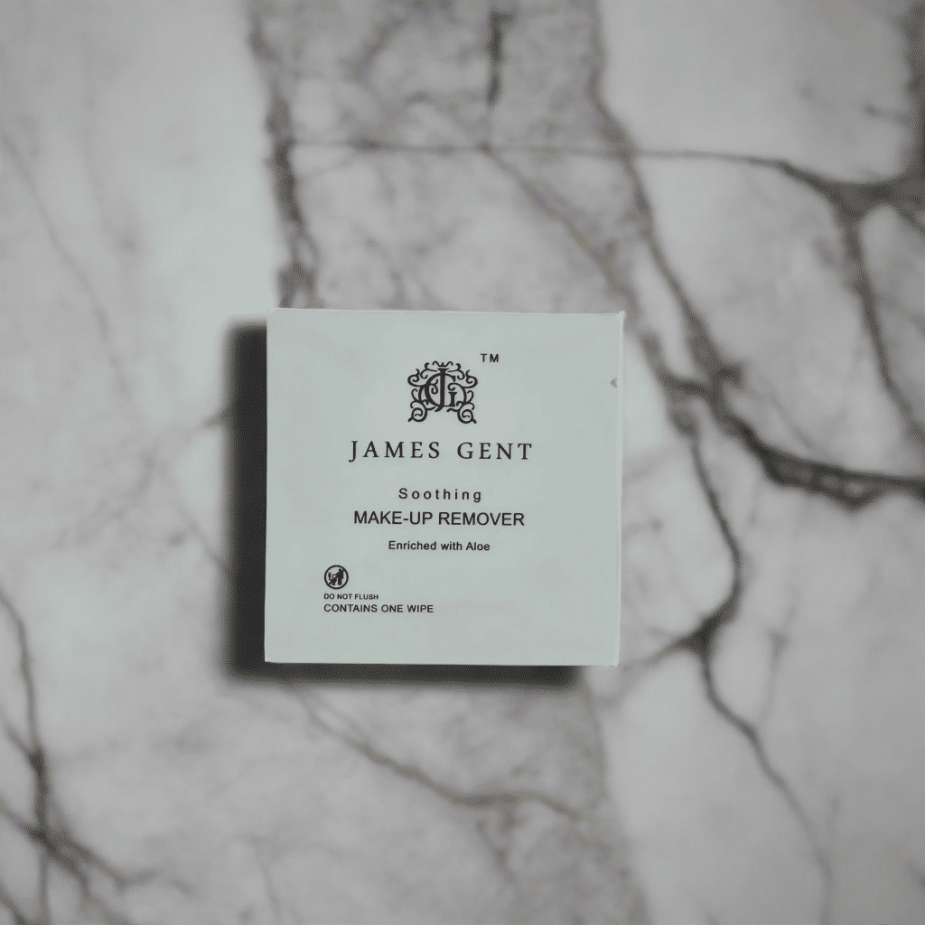 James Gent JG14-WETWIPE Individually Wrapped Makeup Remover Wipes