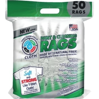 Intex Supply PFC-99972-50L White Paint and Cleaning Rags