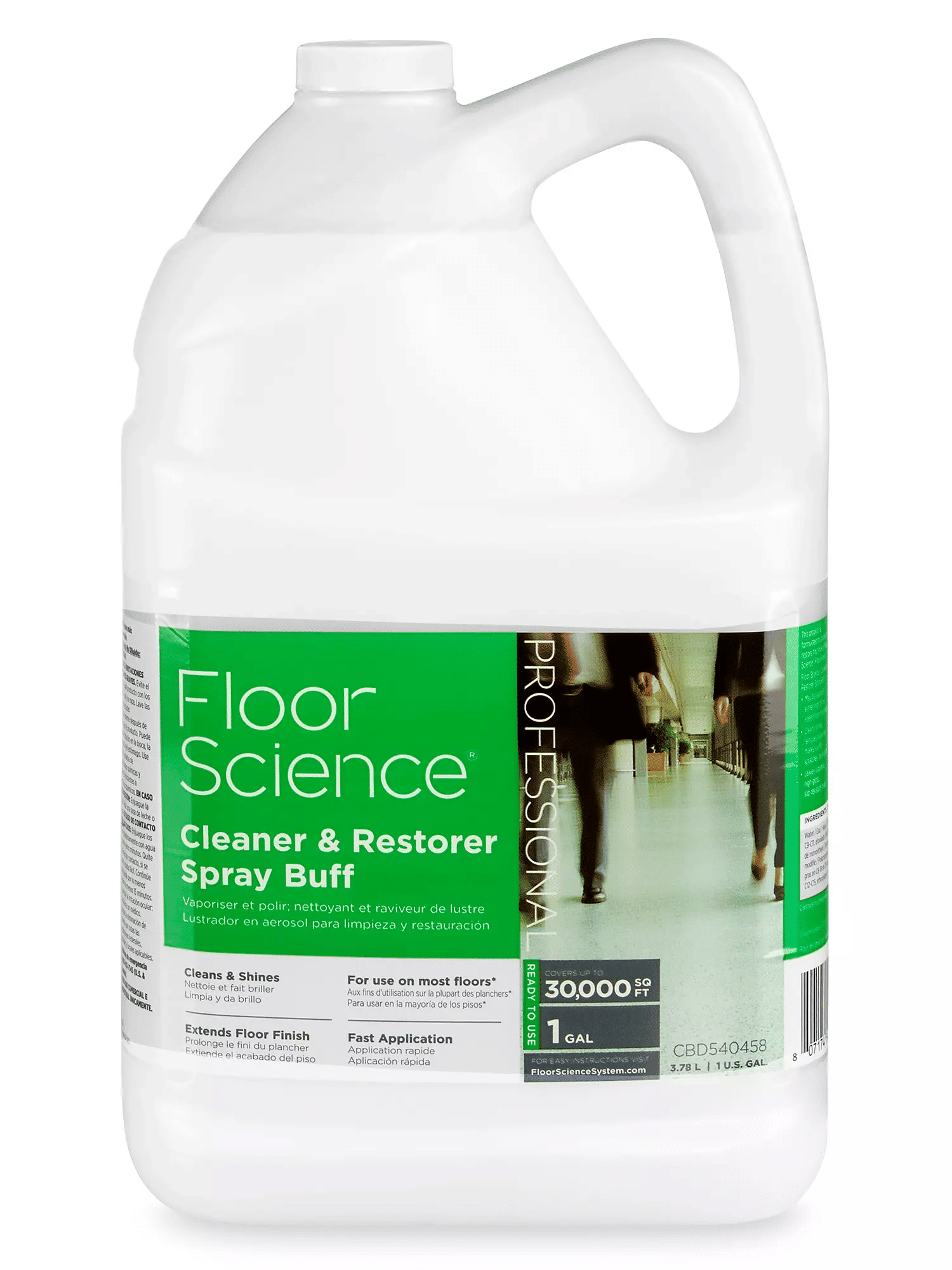 Floor Science Spray Buff High-Gloss Floor Cleaner 1gal