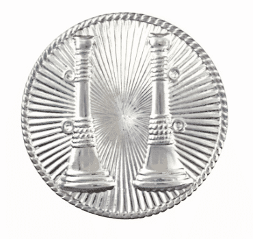 Conway Shield F10/F21 Two Side by Side Bugles Ornament