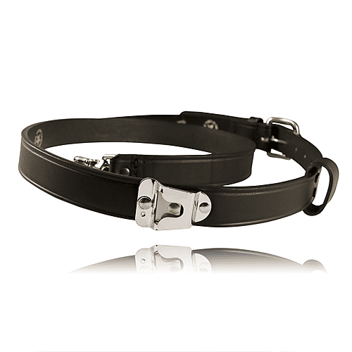 Boston Leather 6542XL Firefighter's XL Radio Strap with Motorola Clip