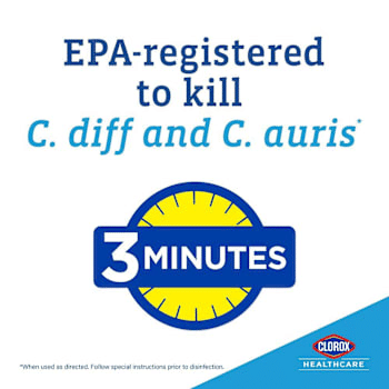 Thumbnail: Clorox Healthcare 30358 Bleach Germicidal Wipes 12" x 12"