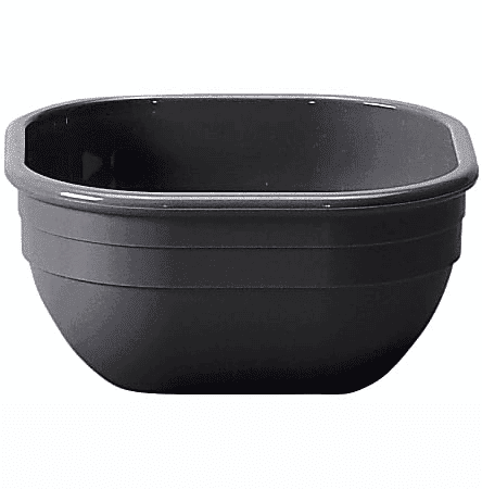 Cambro Camwear Dinnerware Bowls Black Square Pack Of 48