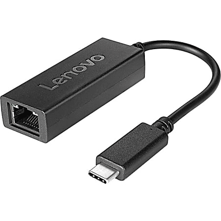 Lenovo USB-C to Gigabit Ethernet Adapter Notebook Black