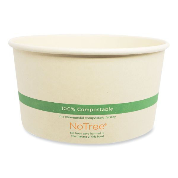 World Centric No Tree Paper Bowls 32 Oz Natural Unbleached Sugarcane 500 Count
