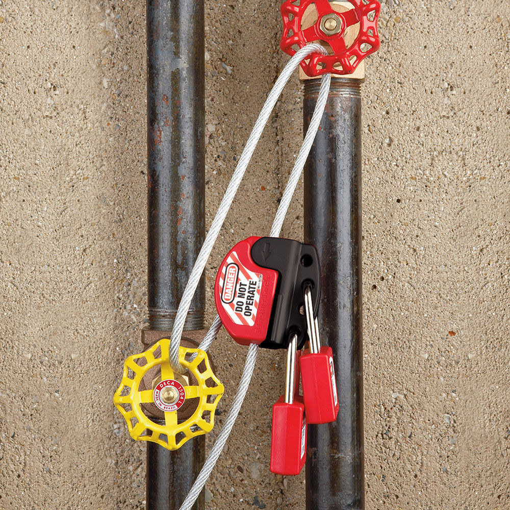 Master Lock Safety Series S806 15' Steel Cable Lockout