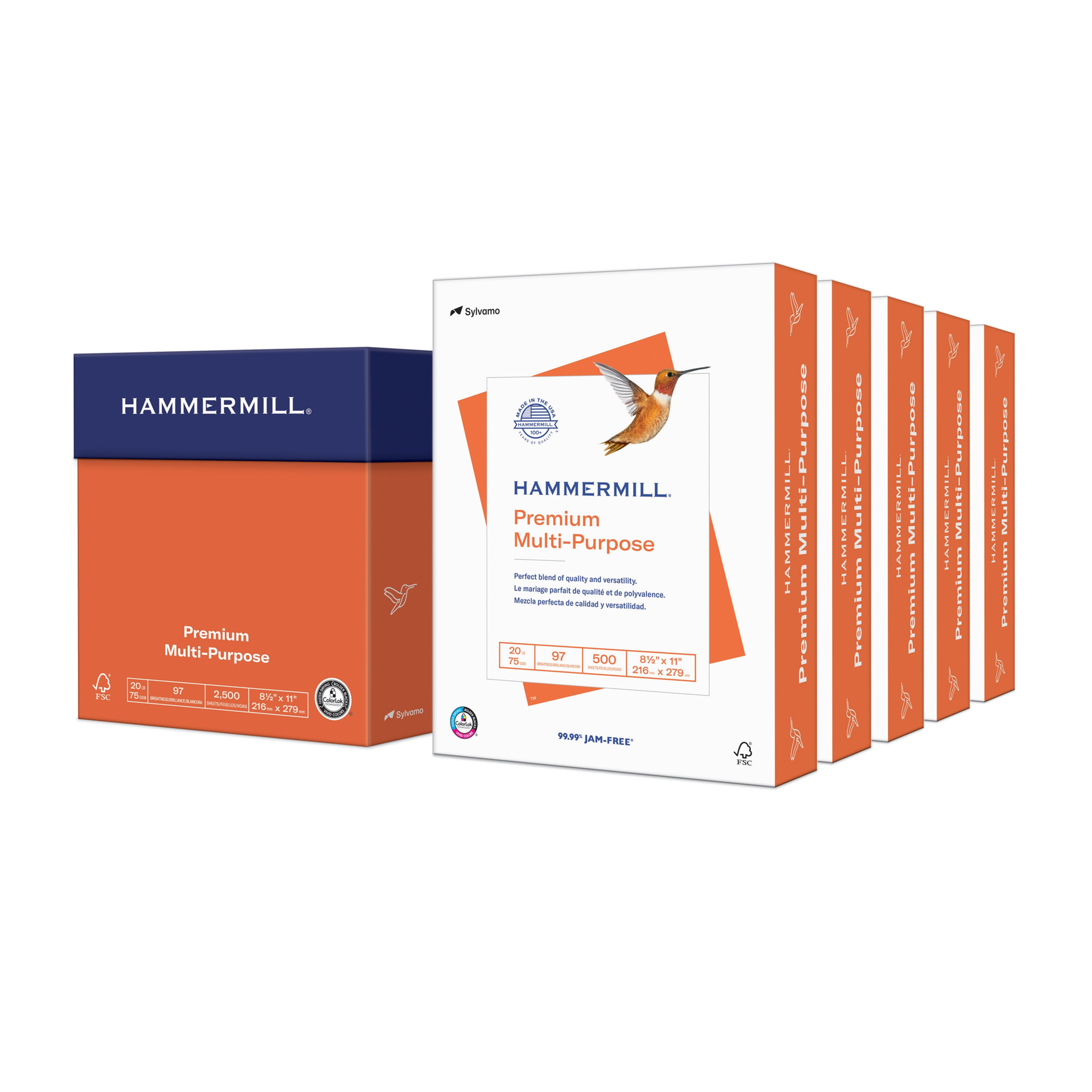 Hammermill Premium Multi-Purpose Printer Paper High Brightness White Sheets