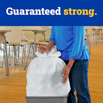 Glad 15931 13 Gal. White Trash Bags 200-Pack