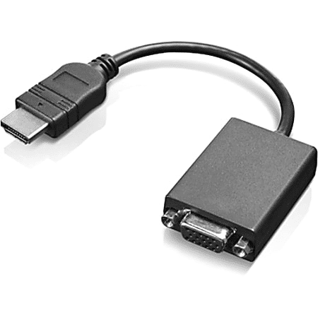 Lenovo HDMI to VGA Adapter Cable Black 0B47069