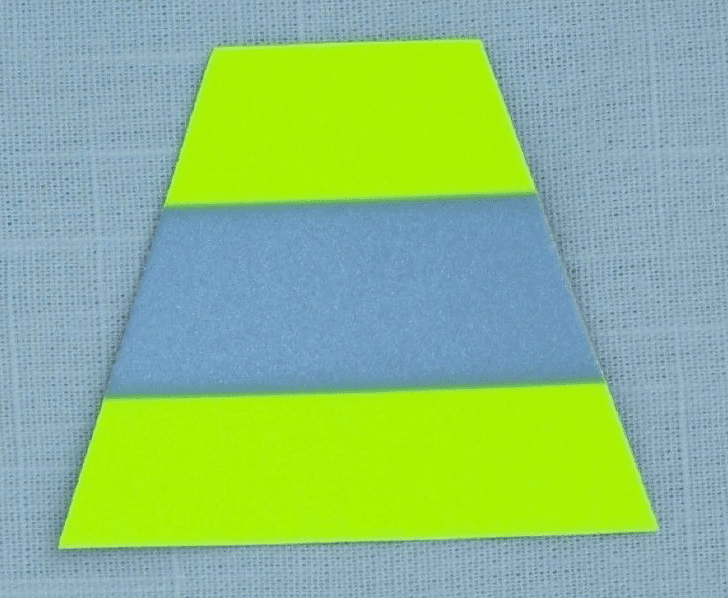 LION Apparel LFH915 Reflective Tetrahedrons Lime-Yellow and Silver