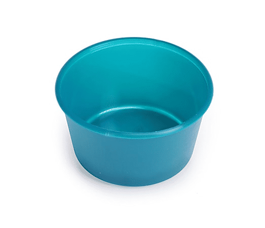 Medline Sterile Plastic Bowls Graduated 8 Oz Blue Pack Of 50