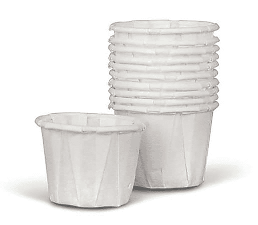 Medline Disposable Paper Drinking Cups 1 Oz White 250 Count Box Case of 20