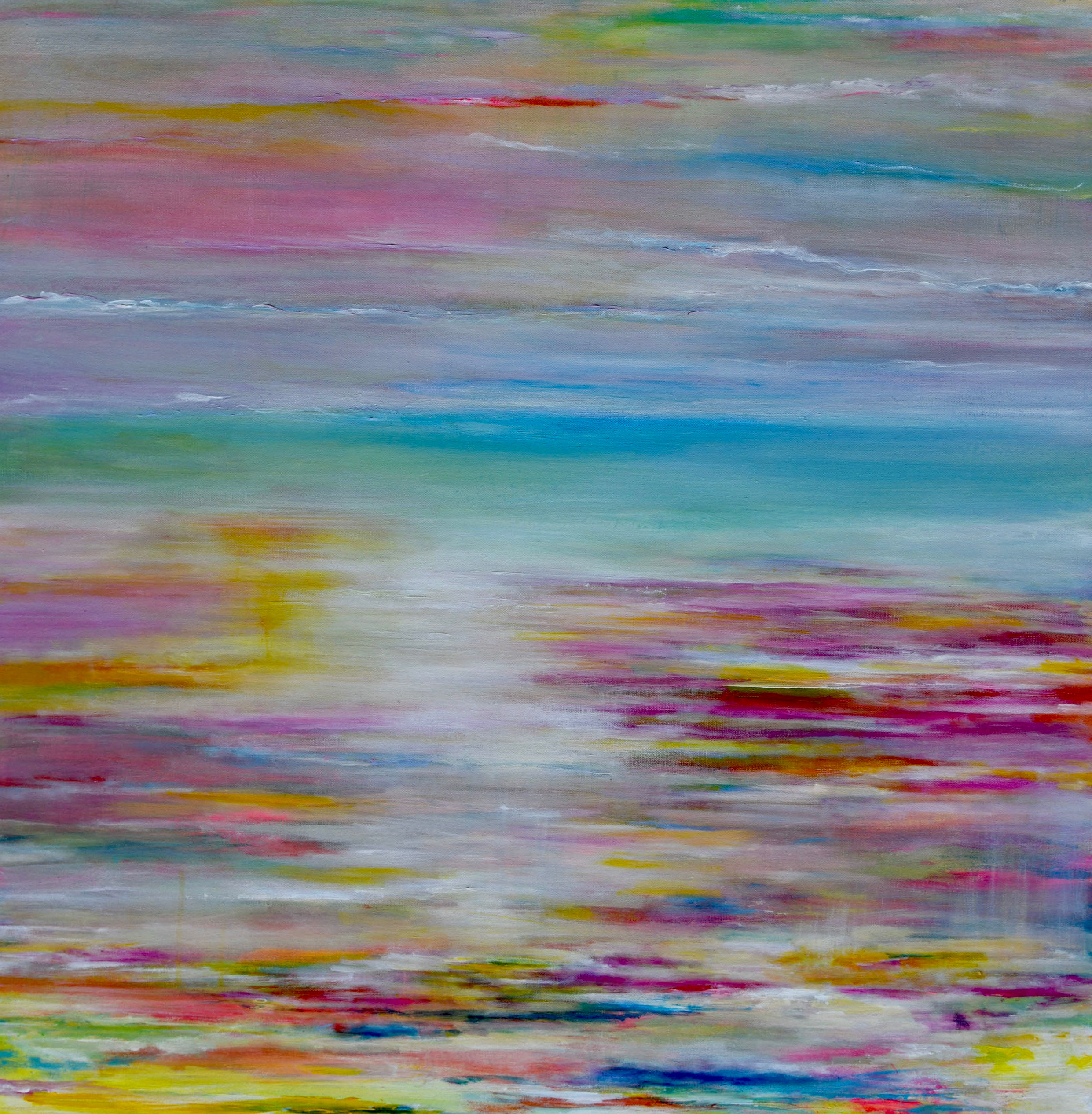 Sanctuary  36x36 acrylic on canvas