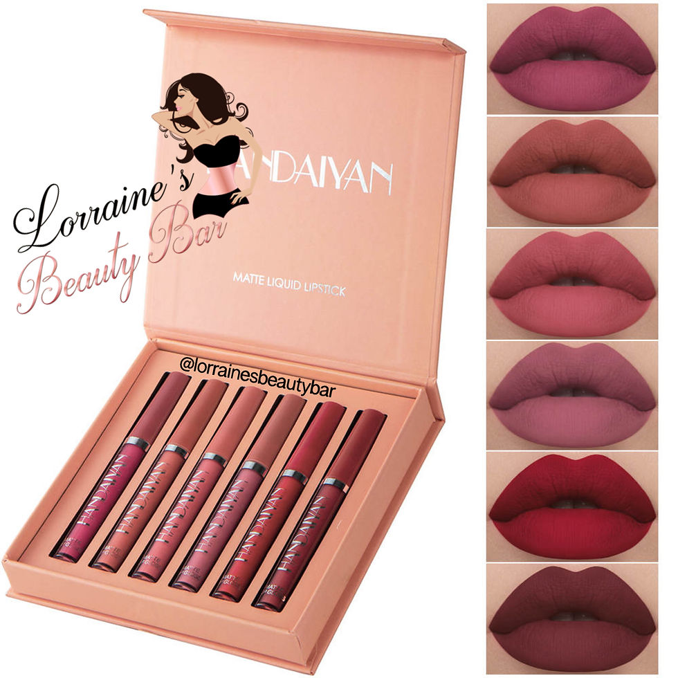 Liquid matte lipstick 6pcs