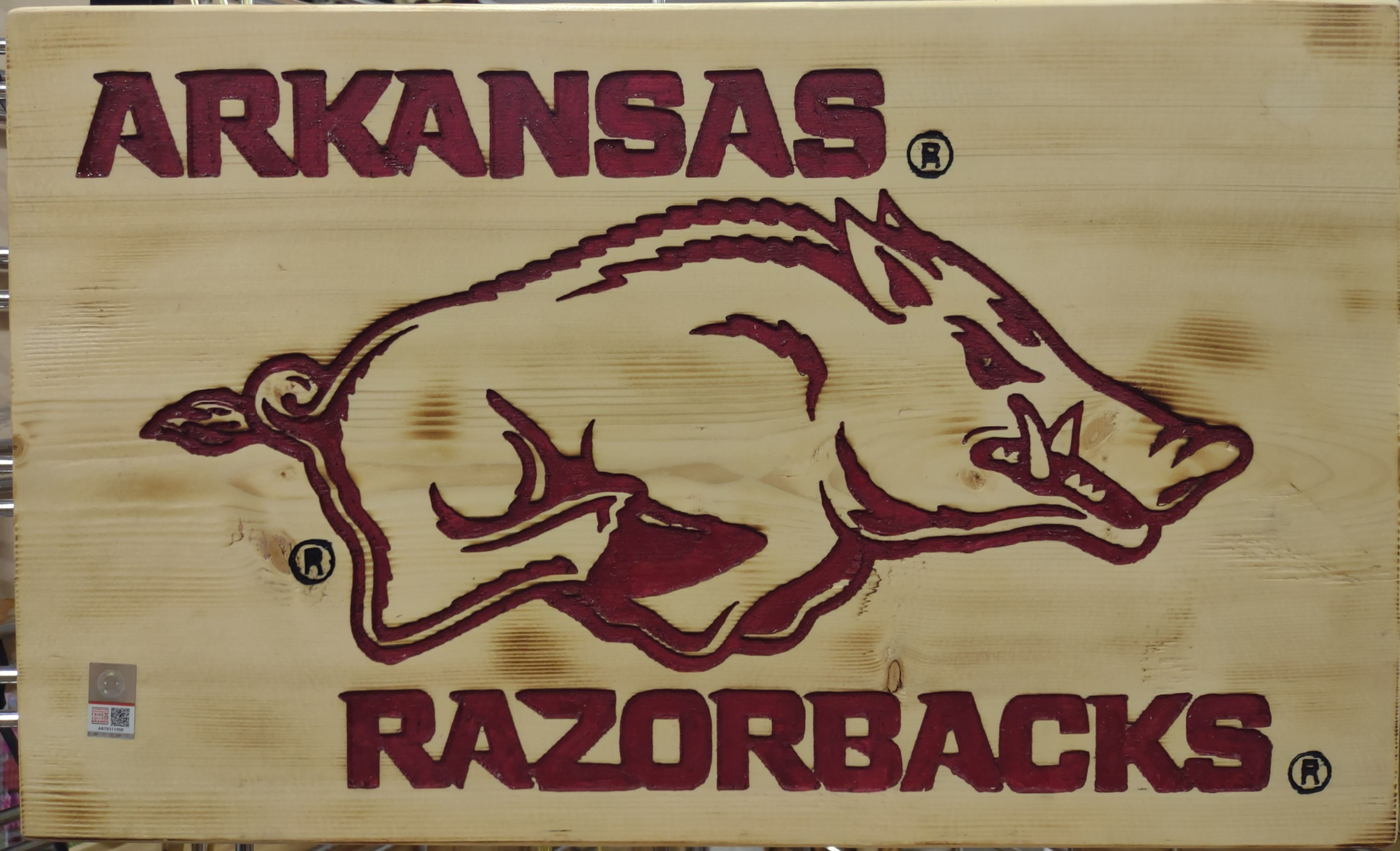 Arkansas Razorback Small Plaque
