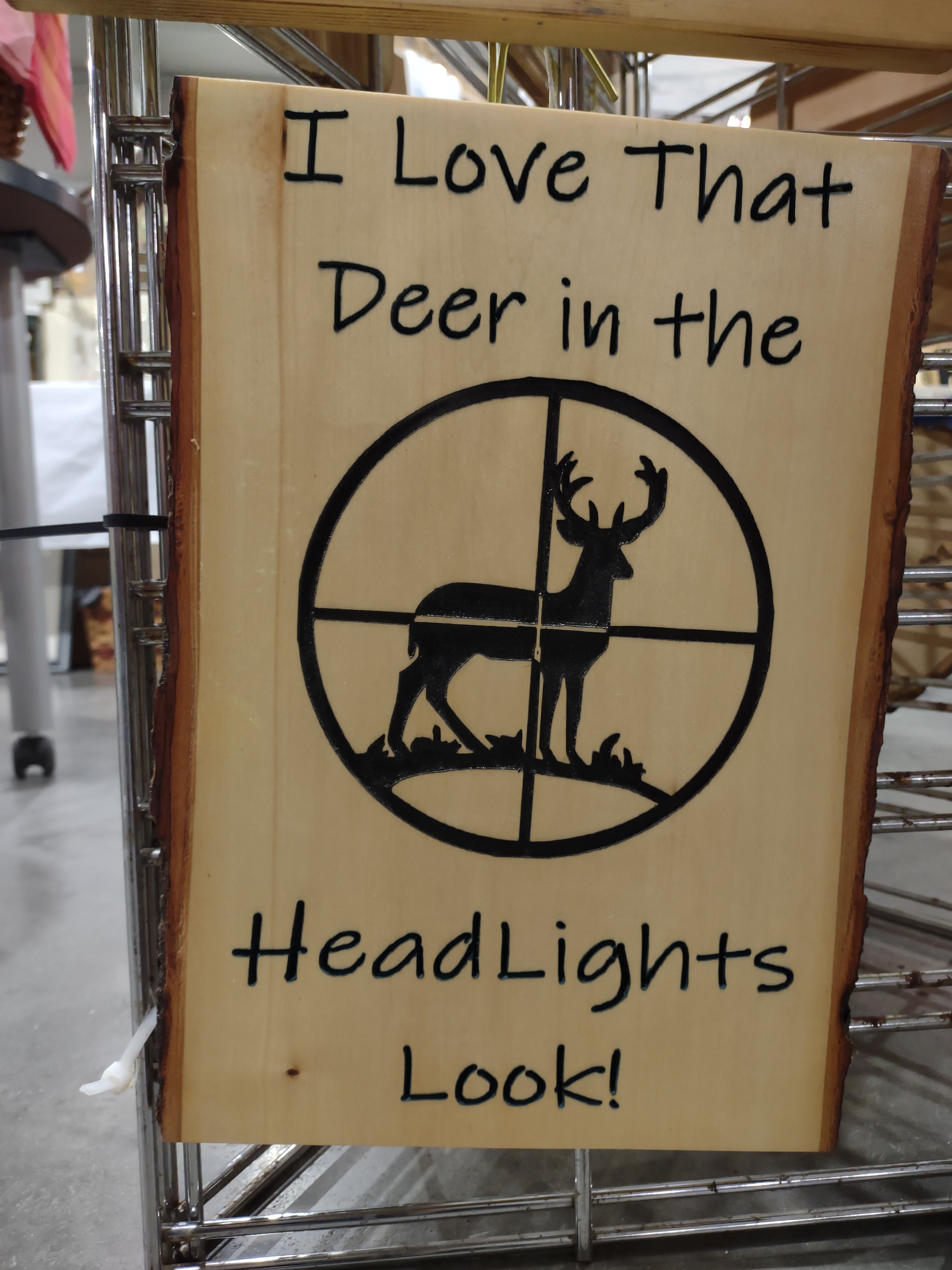 Deer in the Headlight Plaque