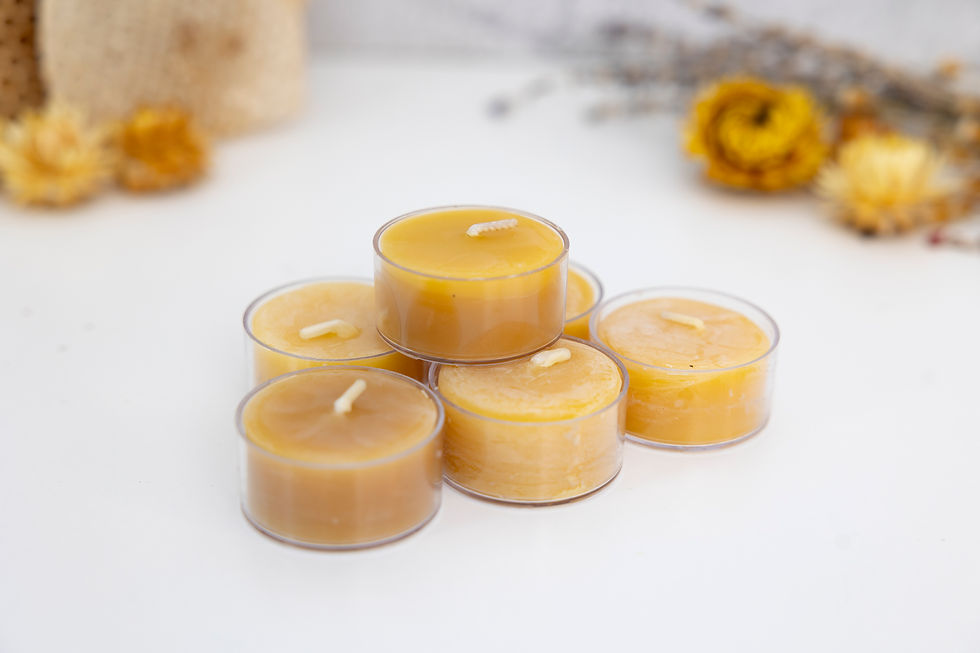 Thumbnail: Beeswax tea lights