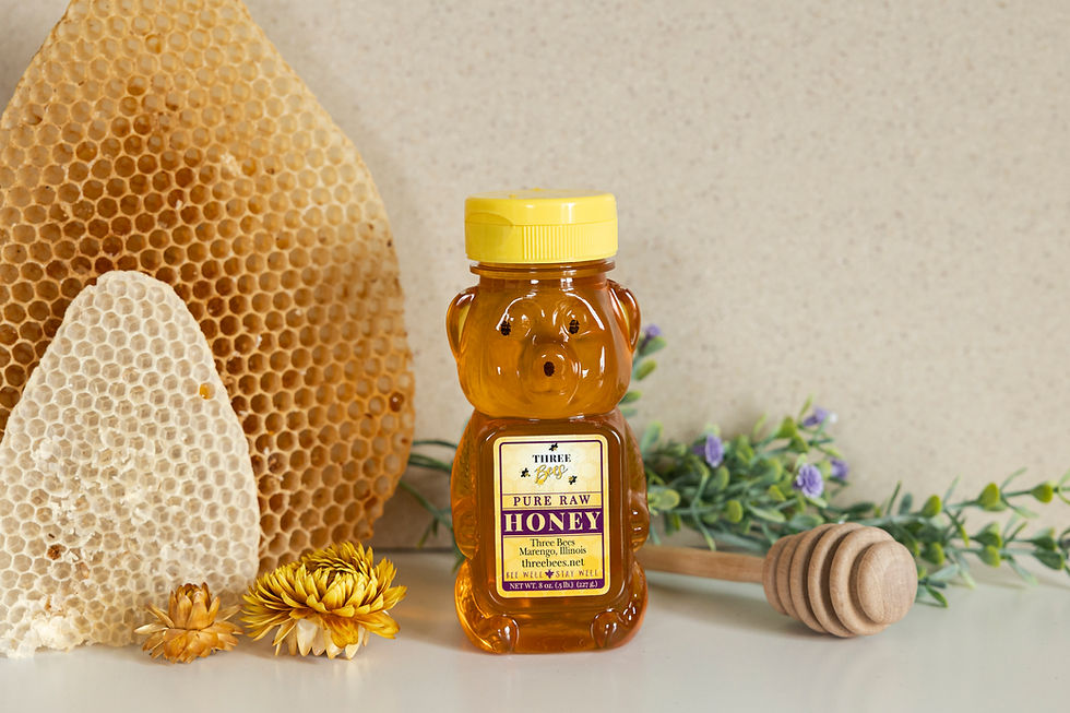 Thumbnail: Honey Plastic Jar - 8 oz, 1 lb, 2 lb, 5 lb