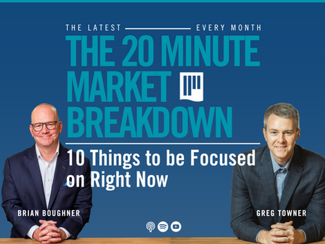 The 20 Minute Market Breakdown - Ten Things to be Focused on Right Now