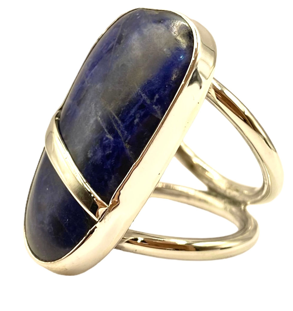 Miniatura: Anillo con piedra natural