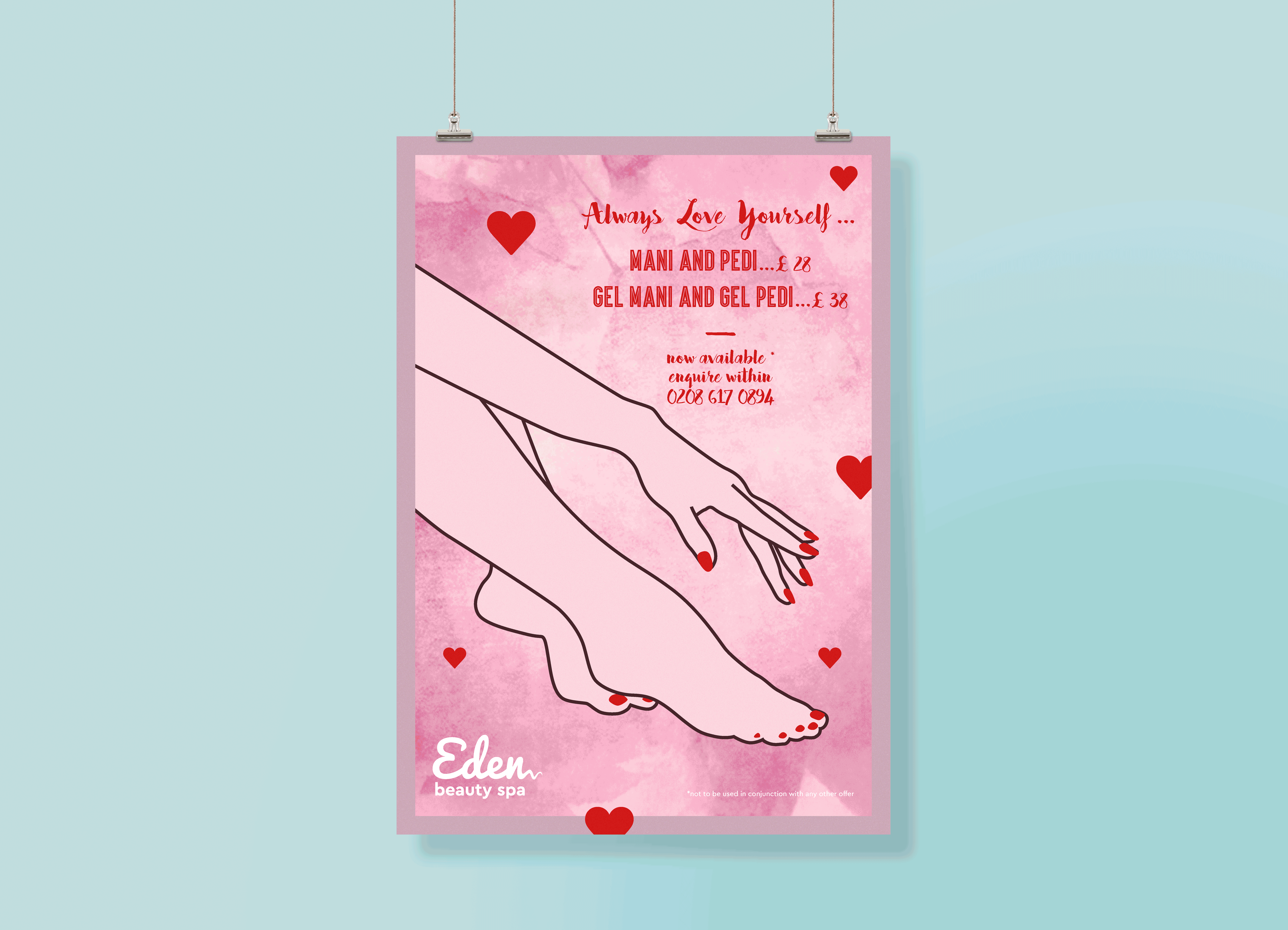 beauty wellness marketing campaign london posters gif