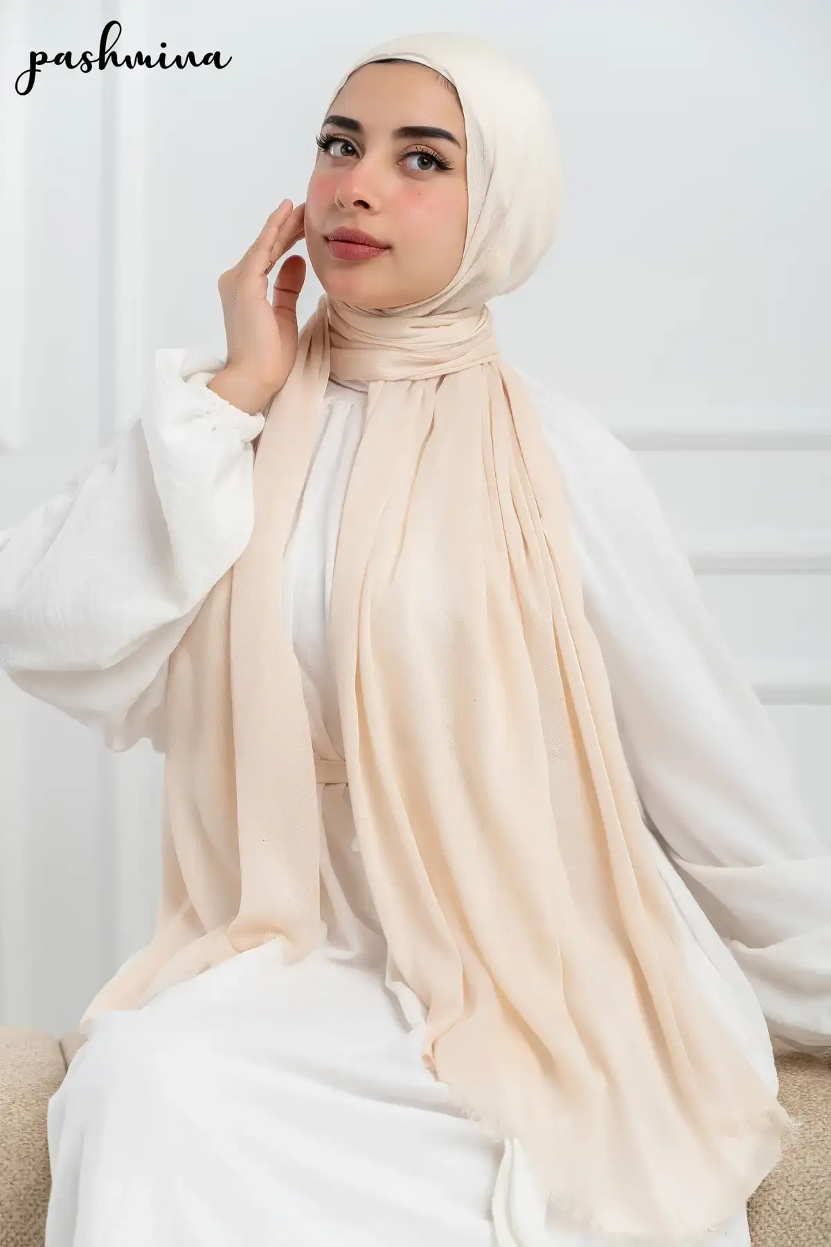 Beige Modal Cotton