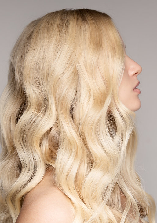 Blonde Wavy Hair